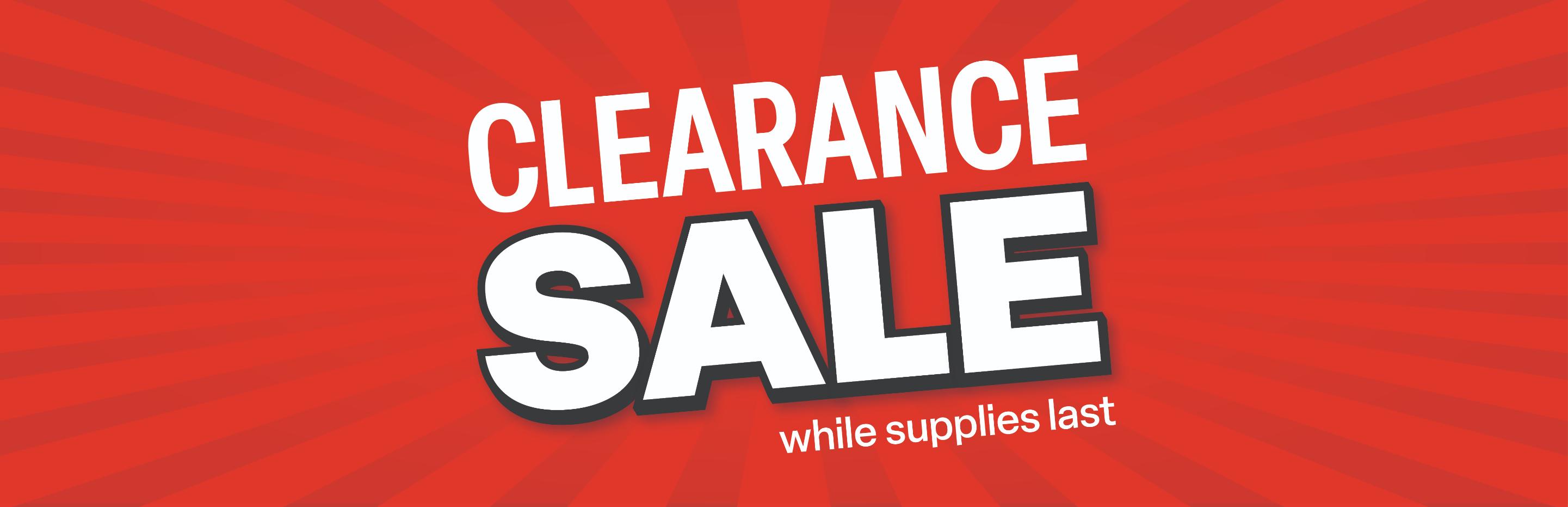 Clearance Sale