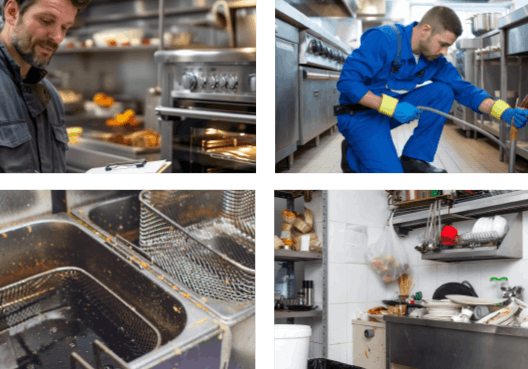 Common kitchen challenges collage