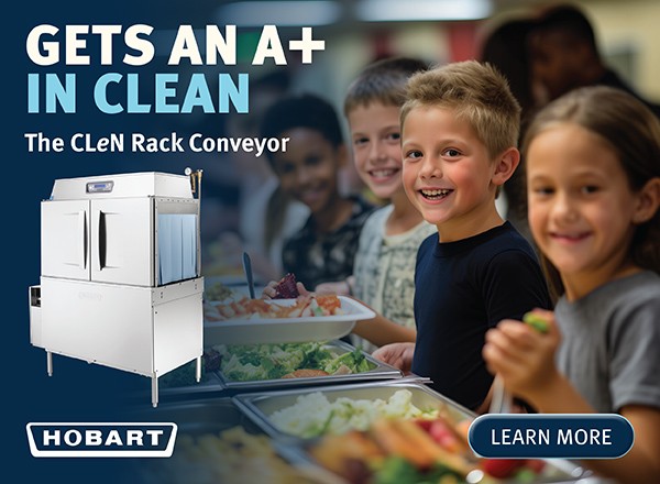 Hobart dishwashers for K-12